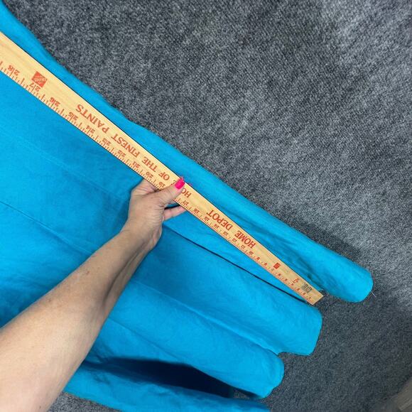 Talbots Irish Linen Dress Womens Sz 14 Blue Fit Flare Fully Lined Timeless Chic - Picture 10 of 13